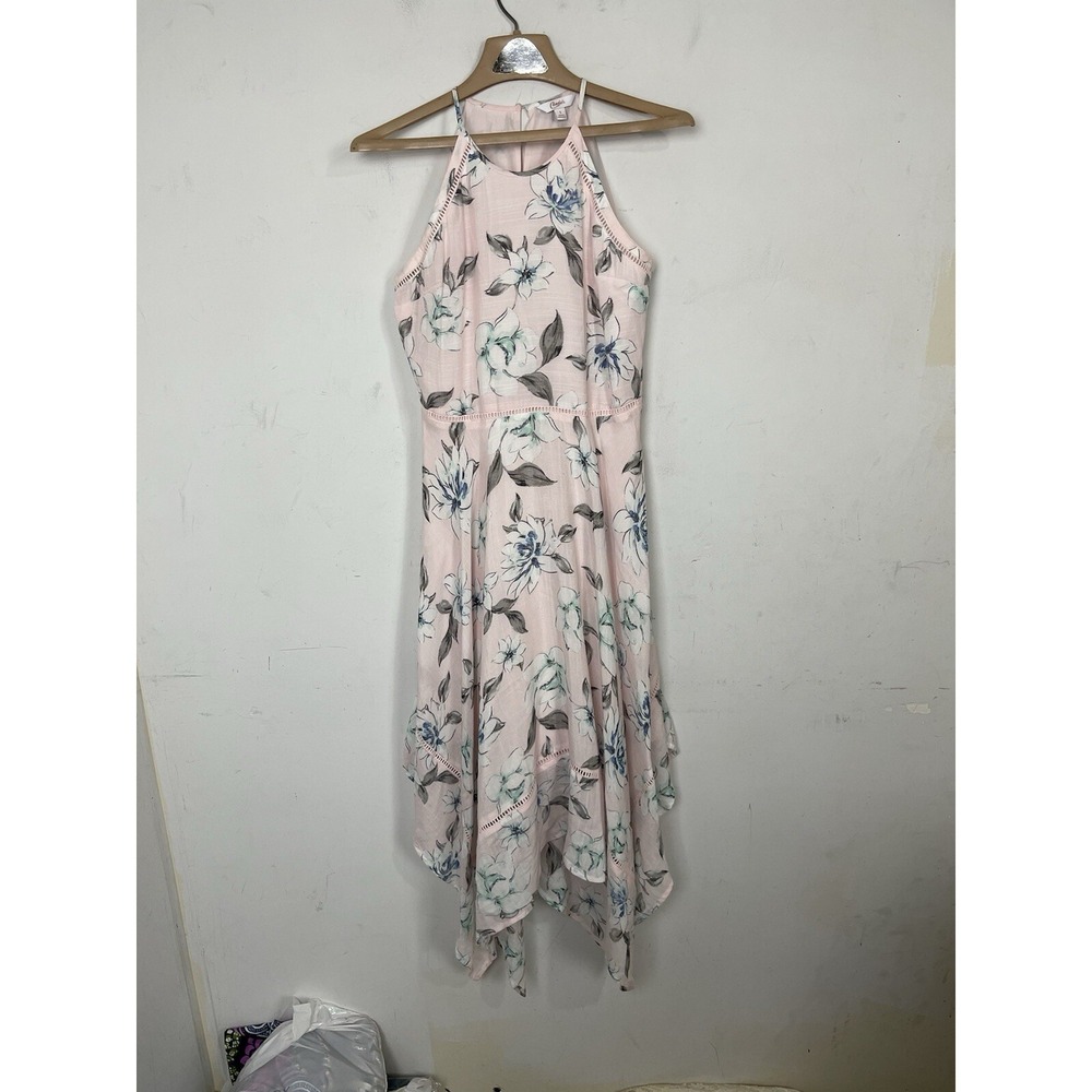 Candies Womens Dress Small Pink Floral Fairy Whimsical Maxi Feminine‎